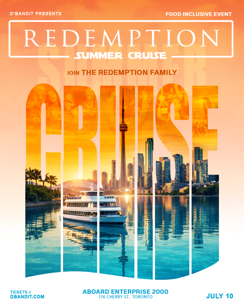 Redemption Boatride event poster