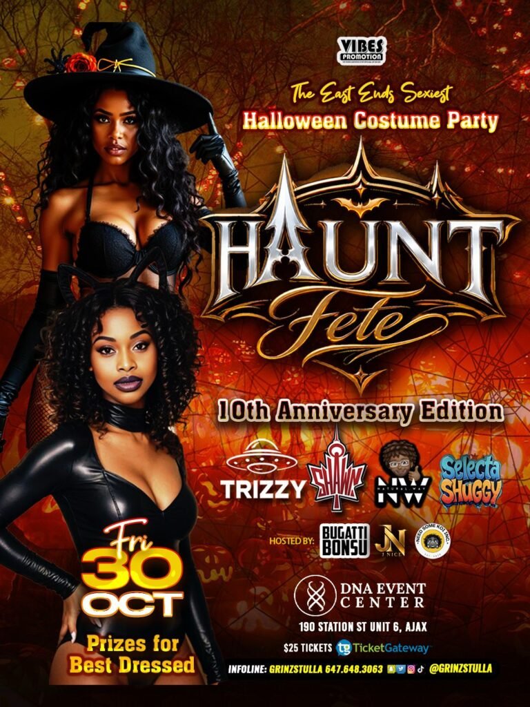 Haunt Fete event poster